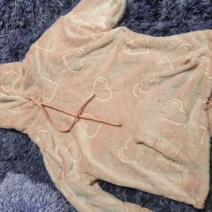 Cozy Pink Heart Hoodie